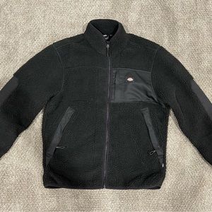 Dickies Chute Fleece Sherpa Jacket, Black